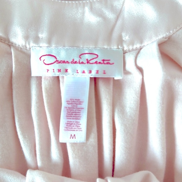 Oscar de la Renta Pink Label Chemise Babydoll Nightgown Medium Light Pink - Picture 6 of 6